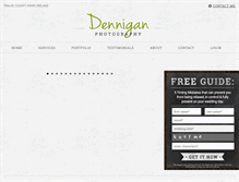Tablet Screenshot of denniganphotography.ie